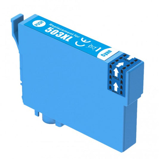 CARTUCCIA T503XL CIANO C13T09R24010 COMPATIBILE PER EPSON EXPRESSION XP 5200,XP 5205, WORKFORCE WF 2960,WF 2965 10ml