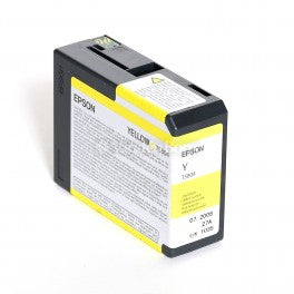 CARTUCCIA T5804Y GIALLA COMPATIBILE PER EPSON Stylus Pro 3800,3880 T580400 T5804 80ML