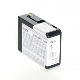 CARTUCCIA T5807LK LIGHT BLACK COMPATIBILE PER EPSON Stylus Pro 3800,3880 T580700 T5807 80ML
