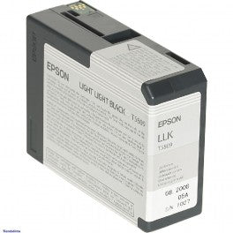 CARTUCCIA T5809LLK LIGHT LIGHT BLACK COMPATIBILE PER EPSON Stylus Pro 3800,3880 T580900 T5809 80ML