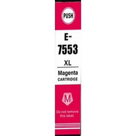 CARTUCCIA T7553XL MAGENTA COMPATIBILE PER EPSON WF8510,WF8010,WF8590 C13T755340XL 7553 CAPACITA 39ML - 4.000 PAGINE