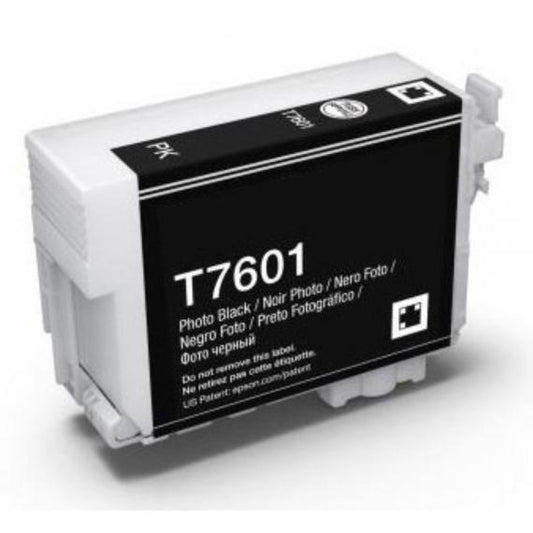CARTUCCIA T7601 NERO PHOTO COMPATIBILE ORCA INK PIGMENTATO PER EPSON SureColor SC-P600 C13T76014010 32ml