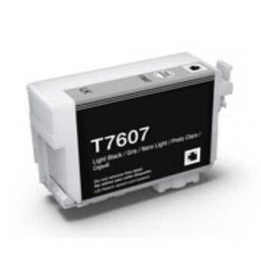 CARTUCCIA T7607 LIGHT NERO COMPATIBILE ORCA INK PIGMENTATO PER EPSON SureColor SC-P600 C13T76074010 32ml