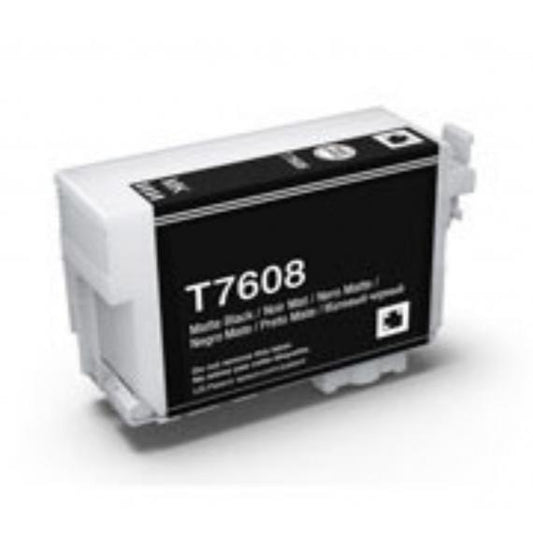 CARTUCCIA T7608 NERO MATTE COMPATIBILE ORCA INK PIGMENTATO PER EPSON SureColor SC-P600 C13T76084010 32ml