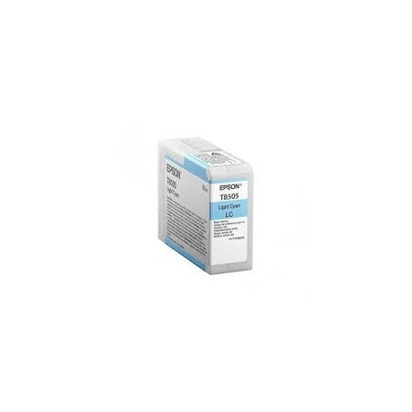 CARTUCCIA T8505LC LIGHT CIANO COMPATIBILE PER EPSON SC-P800DES,P800SE,P800SP CAPACITA 80ML INK PIGMENTATO -CON CHIP-