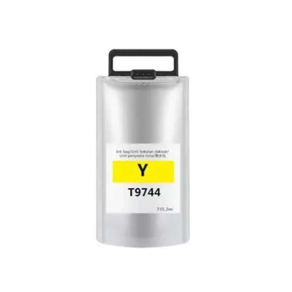 Cartuccia T9744 giallo pigmentato C13T974400 compatibile per Epson WorkForce WF-C860,C869 capacità 732,5ml 84.000 pagine