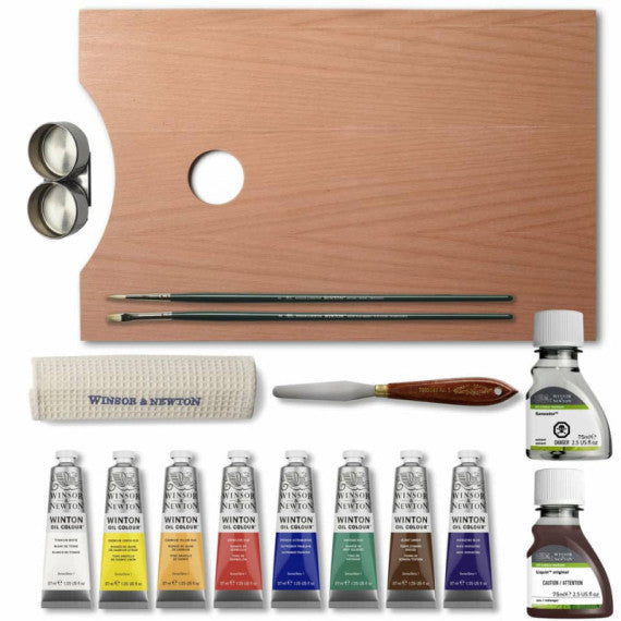 Cassetta in legno olio  Winsor&Newton artist 37 ml - 15 pezzi - soggetti assortiti - 1490712