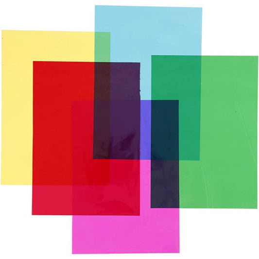 Cellophane Creativ Company 210x297 mm, 5x20 fogli colori assortiti 24000