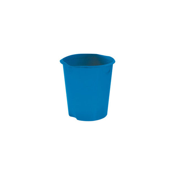 Cestino gettacarte E020 Modula - altezza 32,5 cm - diametro 31 cm - 16,5 L - azzurro - Fellowes
