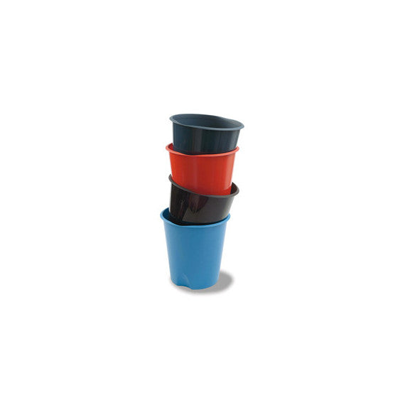 Cestino gettacarte E020 Modula - altezza 32,5 cm - diametro 31 cm - 16,5 L - rosso - Fellowes