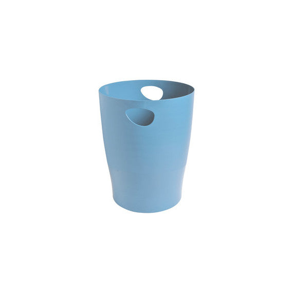 Cestino gettacarte Ecobin Bee Blue - 15 L - azzurro - Exacompta