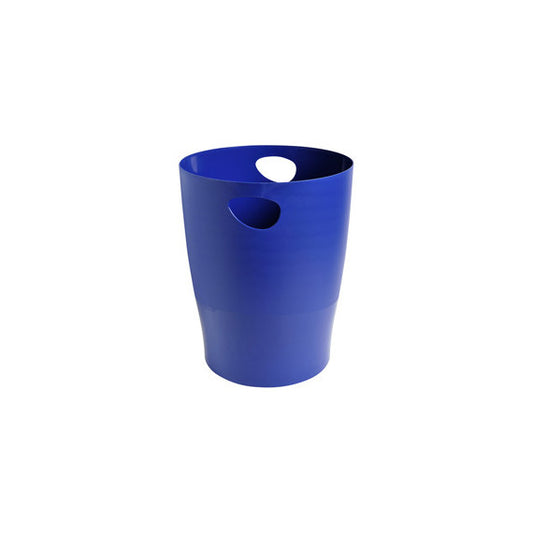 Cestino gettacarte Ecobin Bee Blue - 15 L - blu navy - Exacompta
