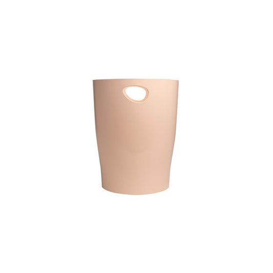 Cestino gettacarte Ecobin Skandi - altezza 33,5 cm - diametro 26 cm - 15 L - nude - Exacompta