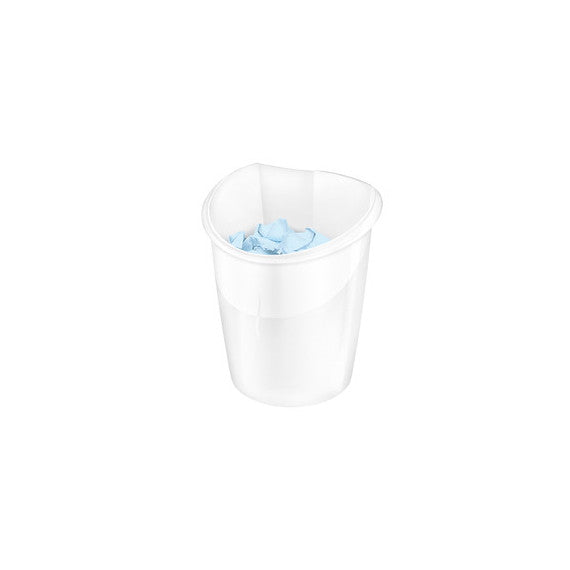Cestino gettacarte Ellypse Xtra Strong - altezza 38 cm - 15 L - bianco artico - CEP