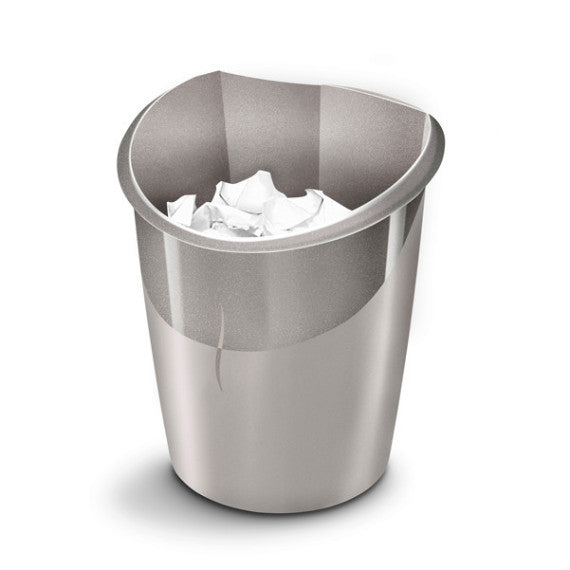 Cestino gettacarte Ellypse Xtra Strong - altezza 38 cm - 15 L - grigio talpa - CEP