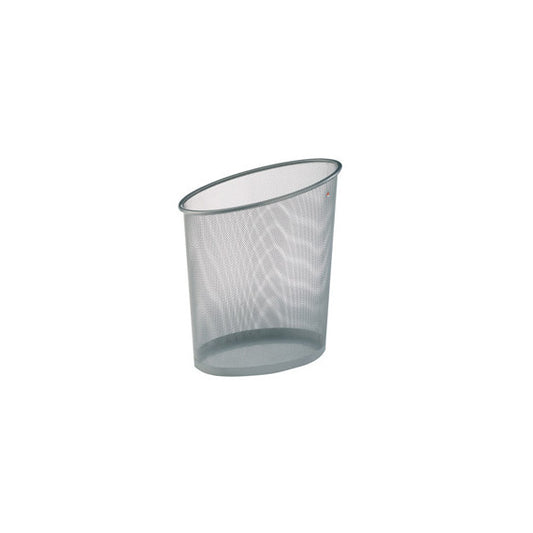 Cestino gettacarte Mesh - 18 L - rete metallica - argento - Alba
