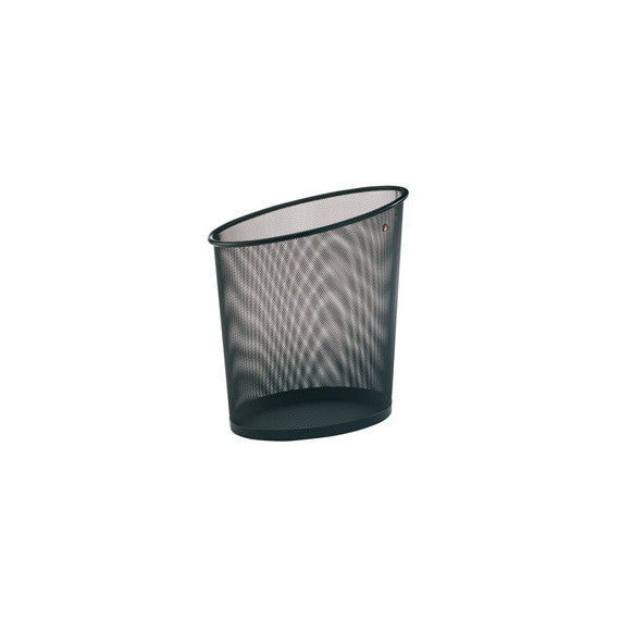 Cestino gettacarte Mesh - 18 L - rete metallica - nero - Alba