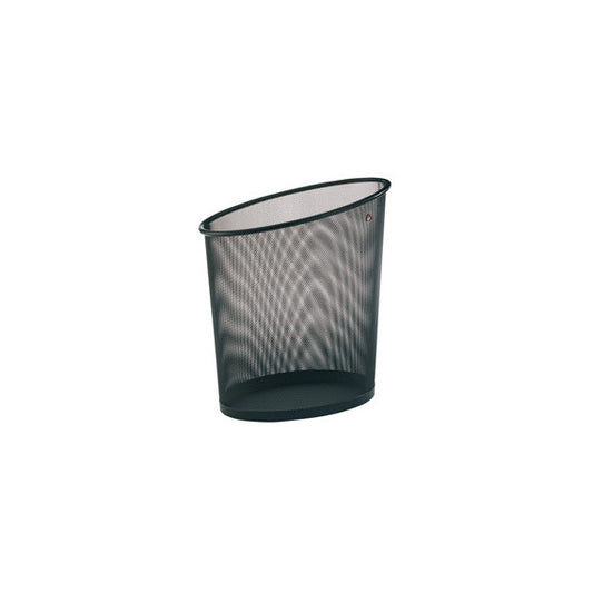 Cestino gettacarte Mesh - 18 L - rete metallica - nero - Alba