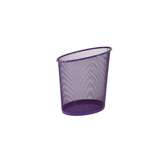 Cestino gettacarte Mesh - 18 L - rete metallica - viola - Alba