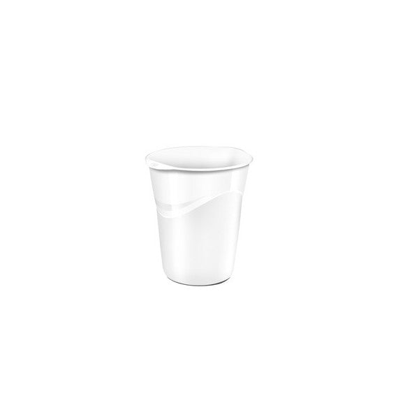 Cestino Gloss - altezza 33,4 cm - diametro 30,5 cm - 14 L - bianco artico - CEP