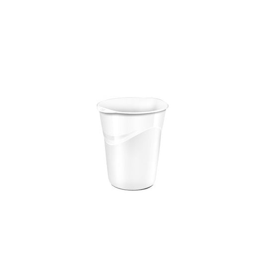 Cestino Gloss - altezza 33,4 cm - diametro 30,5 cm - 14 L - bianco artico - CEP