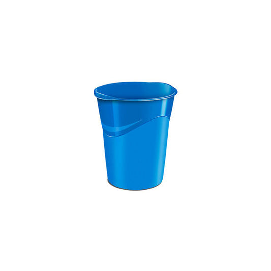 Cestino Gloss -  altezza 33,4 cm - diametro 30,5 cm - 14 L - blu oceano - CEP