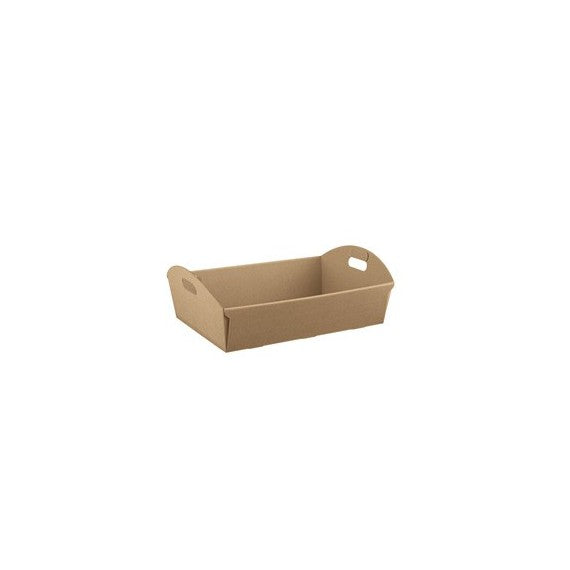 Cesto - 32 x 22 x 8,5 cm - cartone onda - avana - Scotton