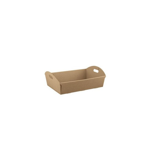 Cesto - 32 x 22 x 8,5 cm - cartone onda - avana - Scotton