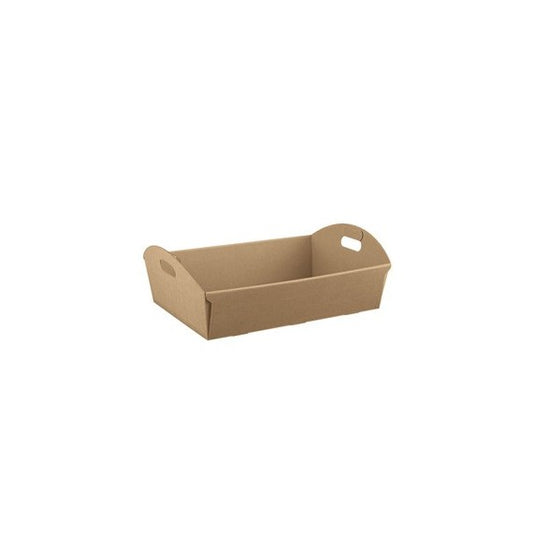 Cesto - 43 x 30 x 11 cm - cartone onda - avana - Scotton