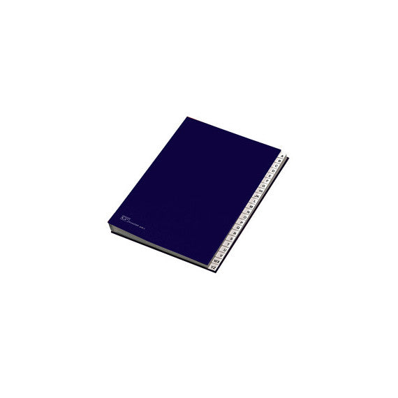 Classificatore alfabetico A/Z - 640E - 24x34 cm - blu - Fraschini