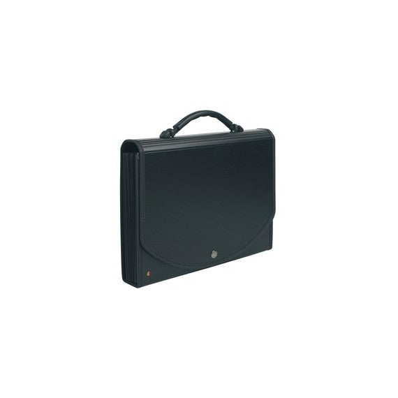 Classificatore Exacase - 13 tasche - PPL - 33x26 cm - nero - Exacompta
