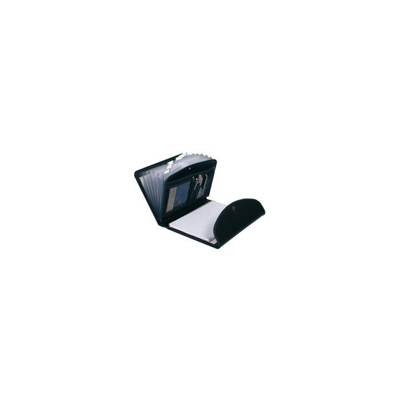 Classificatore Exafolio Exactive® - 6 scomparti - PPL - 25,5x33 cm - nero - Exacompta