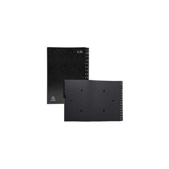 Classificatore numerico 1/31 Ordonator - 25x33 cm - nero - Exacompta