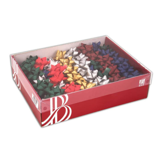 Coccarda in carta Bolis diametro 9 cm - Christmas - conf. 70 pz in colori assortiti - 59101972248