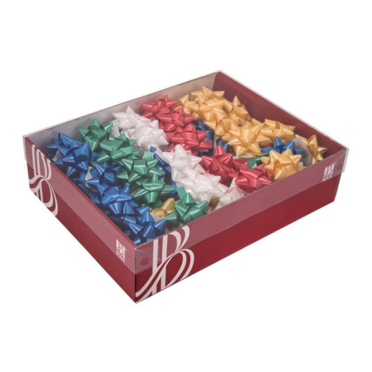 Coccarda liscia Bolis diametro 6 cm - Christmas - conf. 100 pz - 56011572248