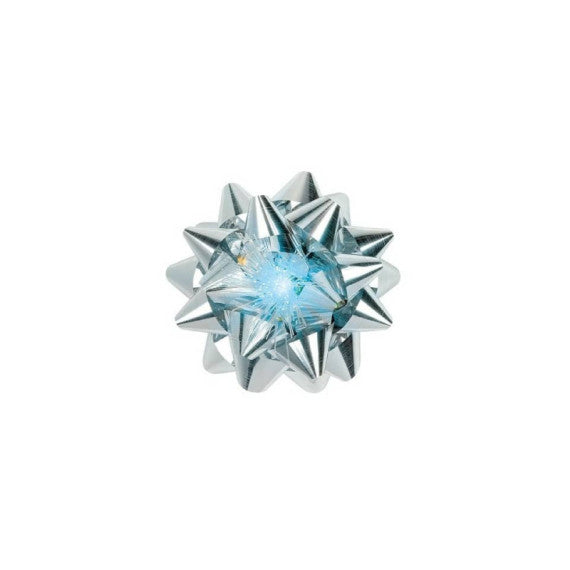 Coccarde luminose Lebez Ø 8 cm in colori assortiti - conf. 12 pezzi - 60227