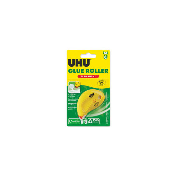 Colla a nastro Dry&Clean Roller - permanente - 6,5 mm x 8,5 m - UHU