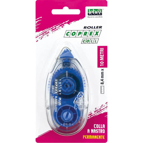 Colla a nastro permanente Coprex in blister - 8,4mm x 10 m - 6006