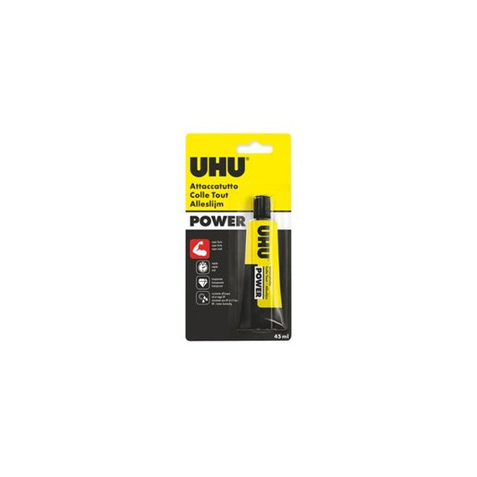 Colla attaccatutto Power - 45 ml - trasparente - UHU