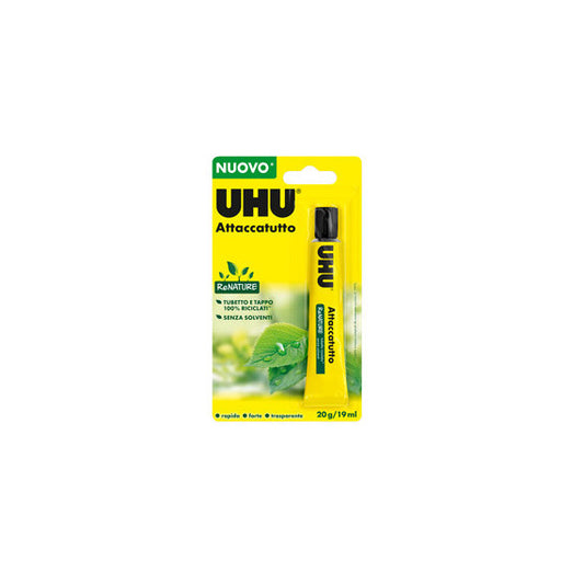 Colla attaccatutto senza solventi - 20 ml - in blister - UHU