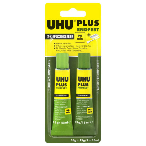 Colla bicomponente Uhu Plus Endfest 2x15 ml 7000068