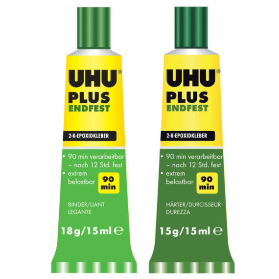 Colla bicomponente Uhu Plus Endfest 2x15 ml 7000068