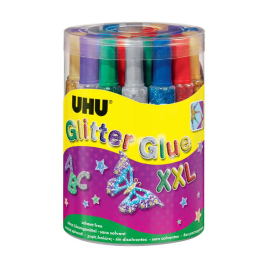 Colla Glitter Uhu 20 ml  Conf. 24 pezzi - 39051