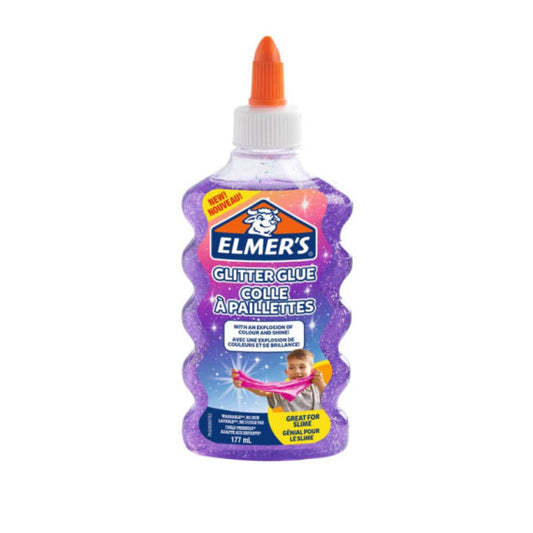Colla Glitterata Liquida Elmer's Viola - Flacone 177 ml 2077253