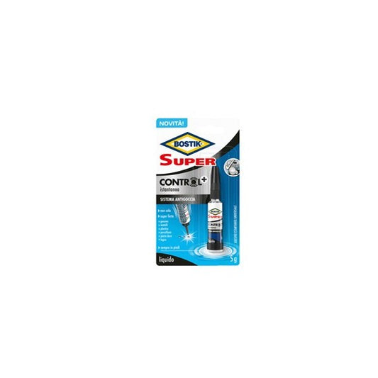 Colla istantanea Super Control - universale - con sistema antigoccia - 5 gr - Bostik