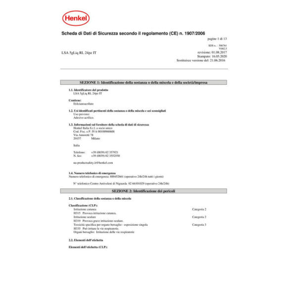 Colla Loctite Super Attak Precision 5 g. trasparente 2632228