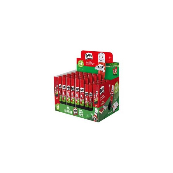 Colla stick - 22 gr - 43 gr - Pritt - display 54 pezzi