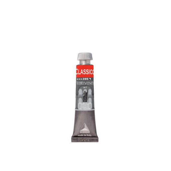 Colore a olio Maimeri extrafine in tubetto 20 ml vermiglione scuro - M0302285
