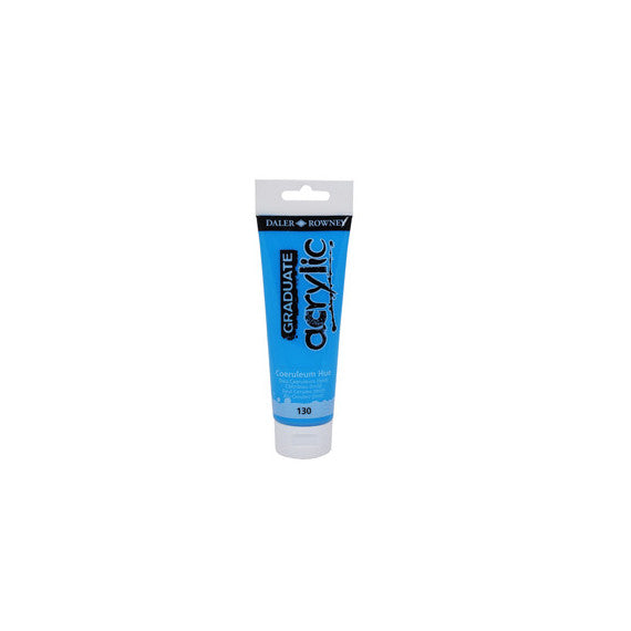 Colore acrilico fine Graduate - 120 ml - ceruleo imitazione - Daler Rowney