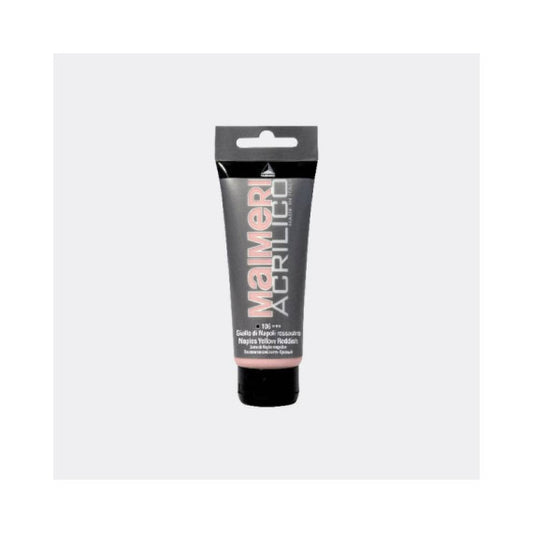 Colore acrilico Maimeri in tubetto 75 ml giallo di Napoli rossastro - M0916106